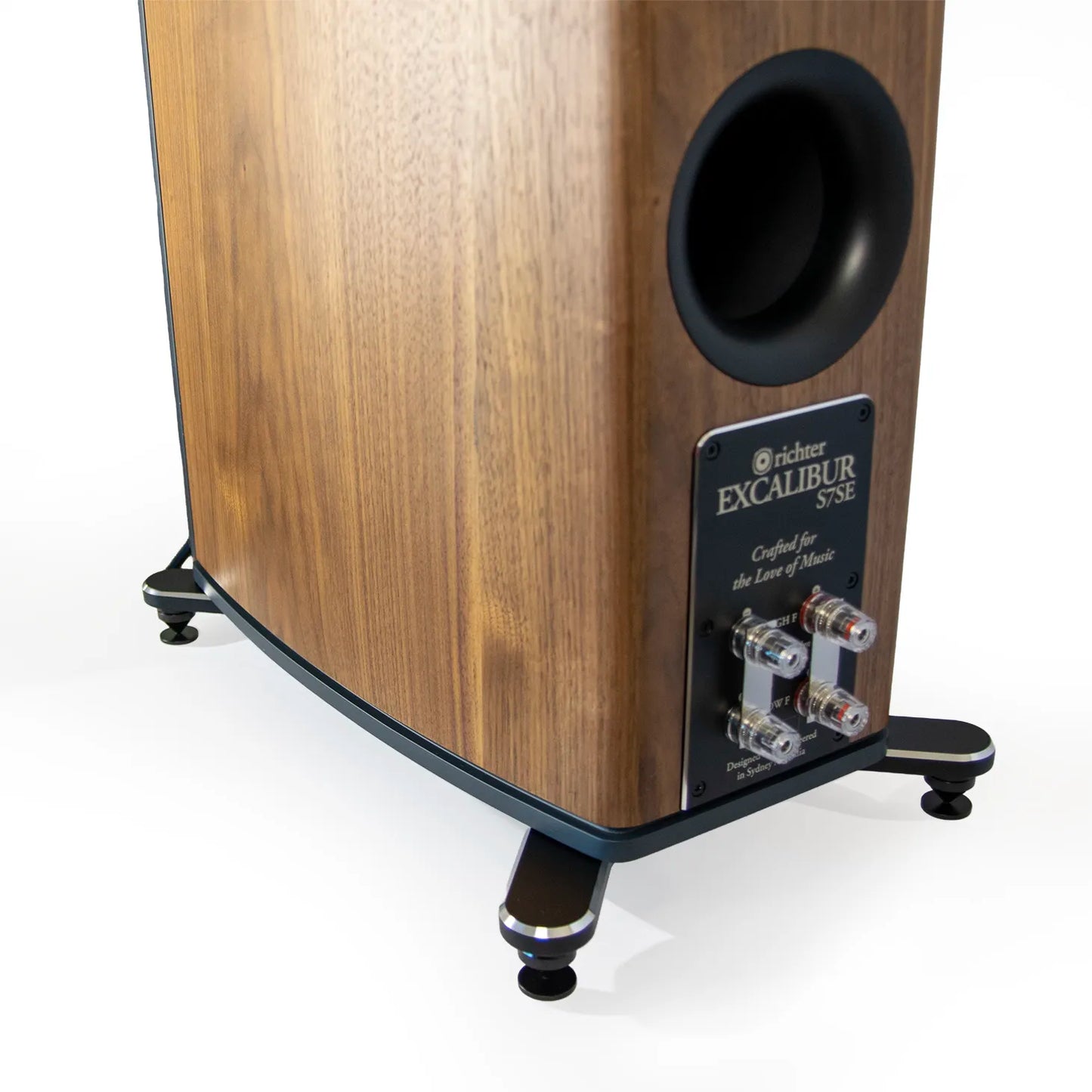 Rear view of Richter Excalibur S7 Special Edition Speakers