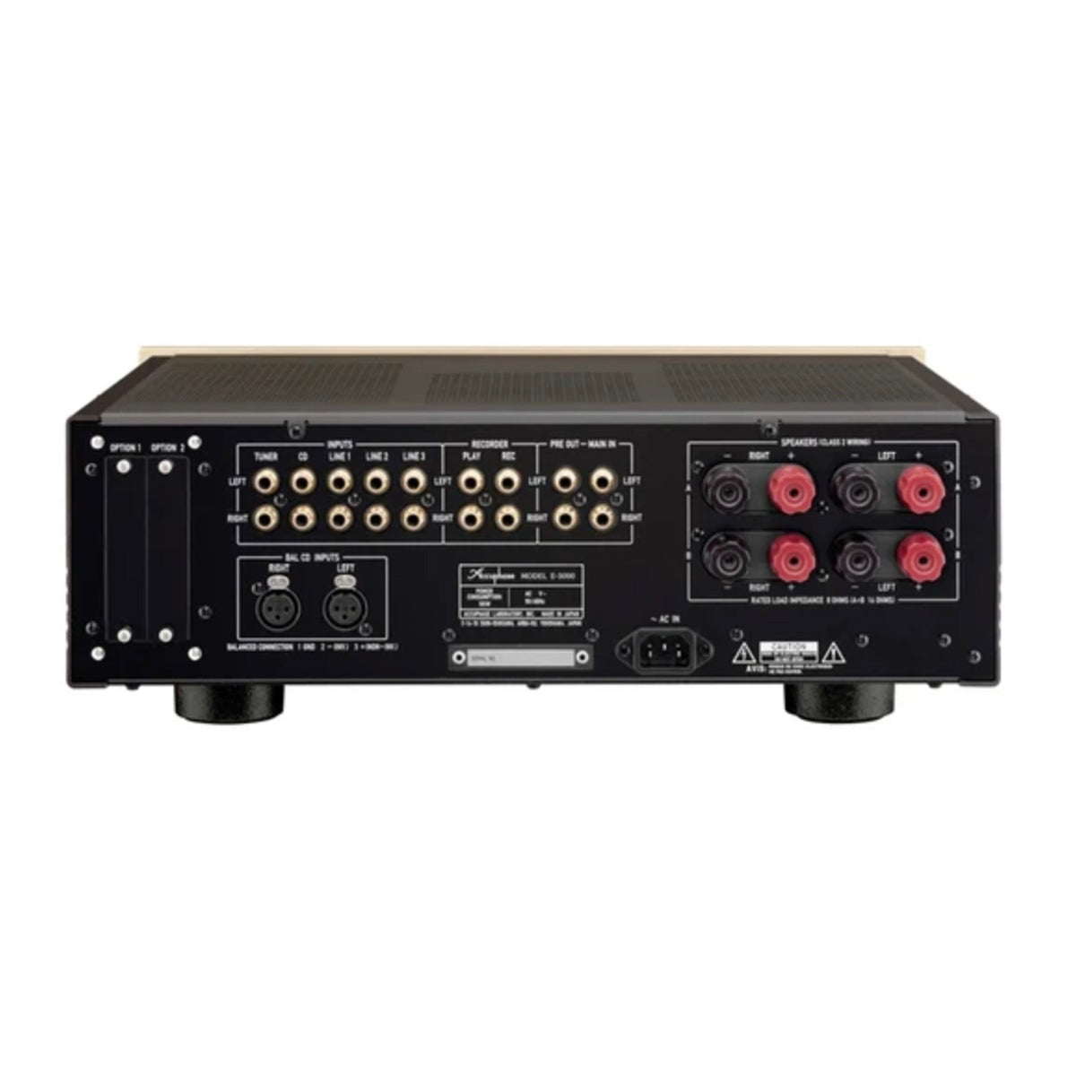 Accuphase E3000 - Rear Connections