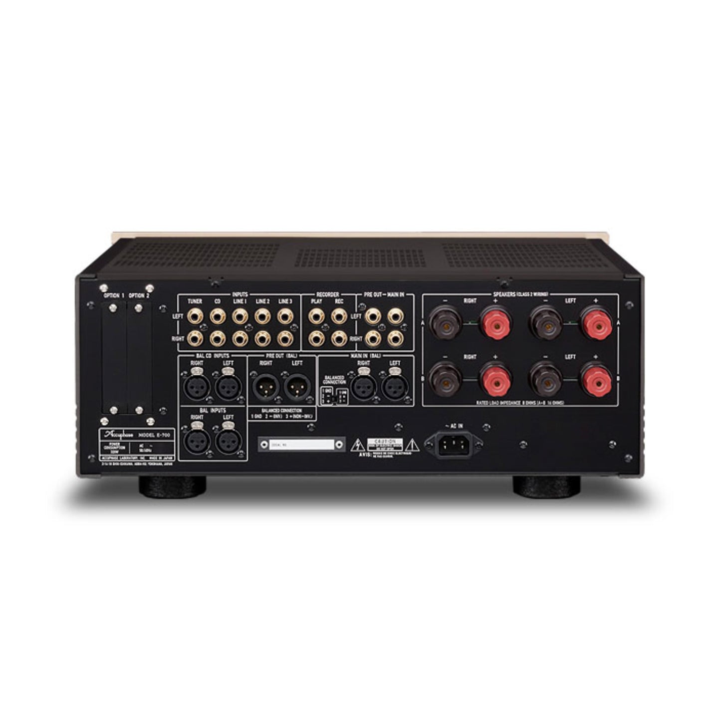 Accuphase E-700 Integrated Amplifier - Rear