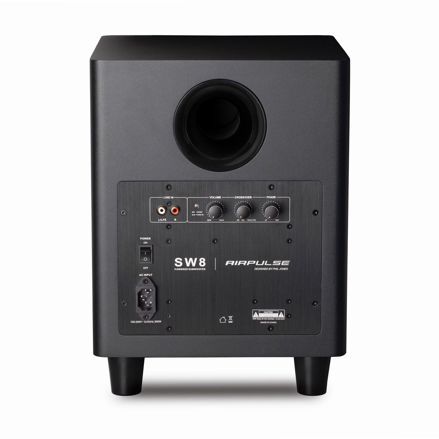 Airpulse SW8 Powered Subwoofer - Rear