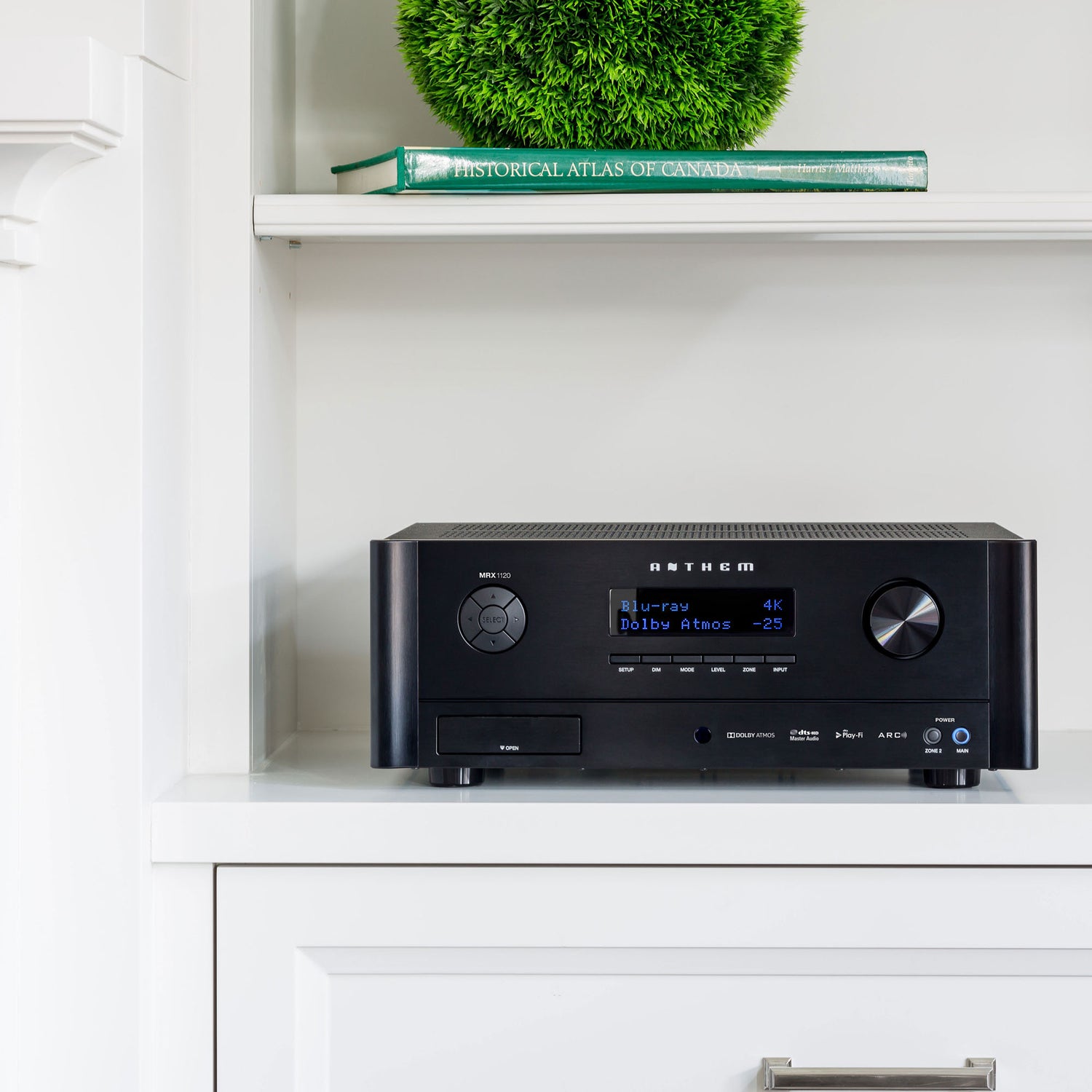 Anthem Receiver sitting on shelf
