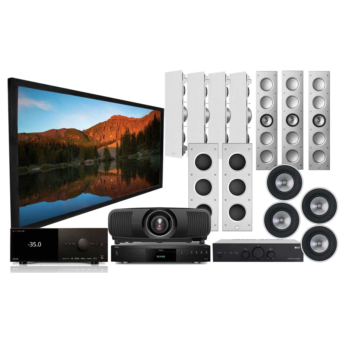 Anthem KEF In-Wall Home Cinema System
