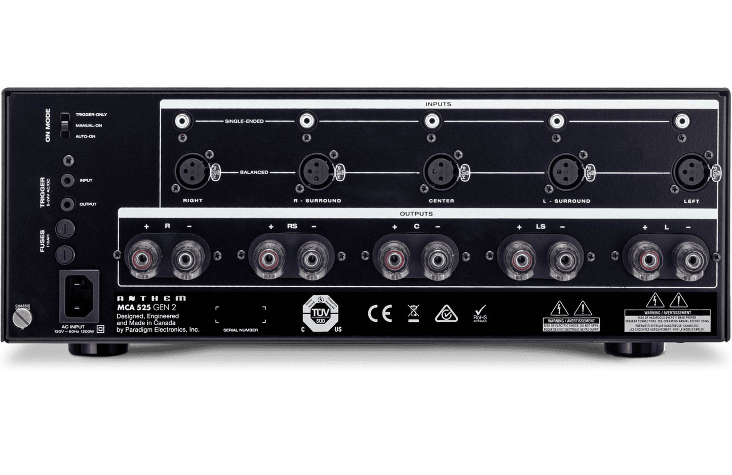 Anthem MCA 525 Gen 2 Power Amplifier