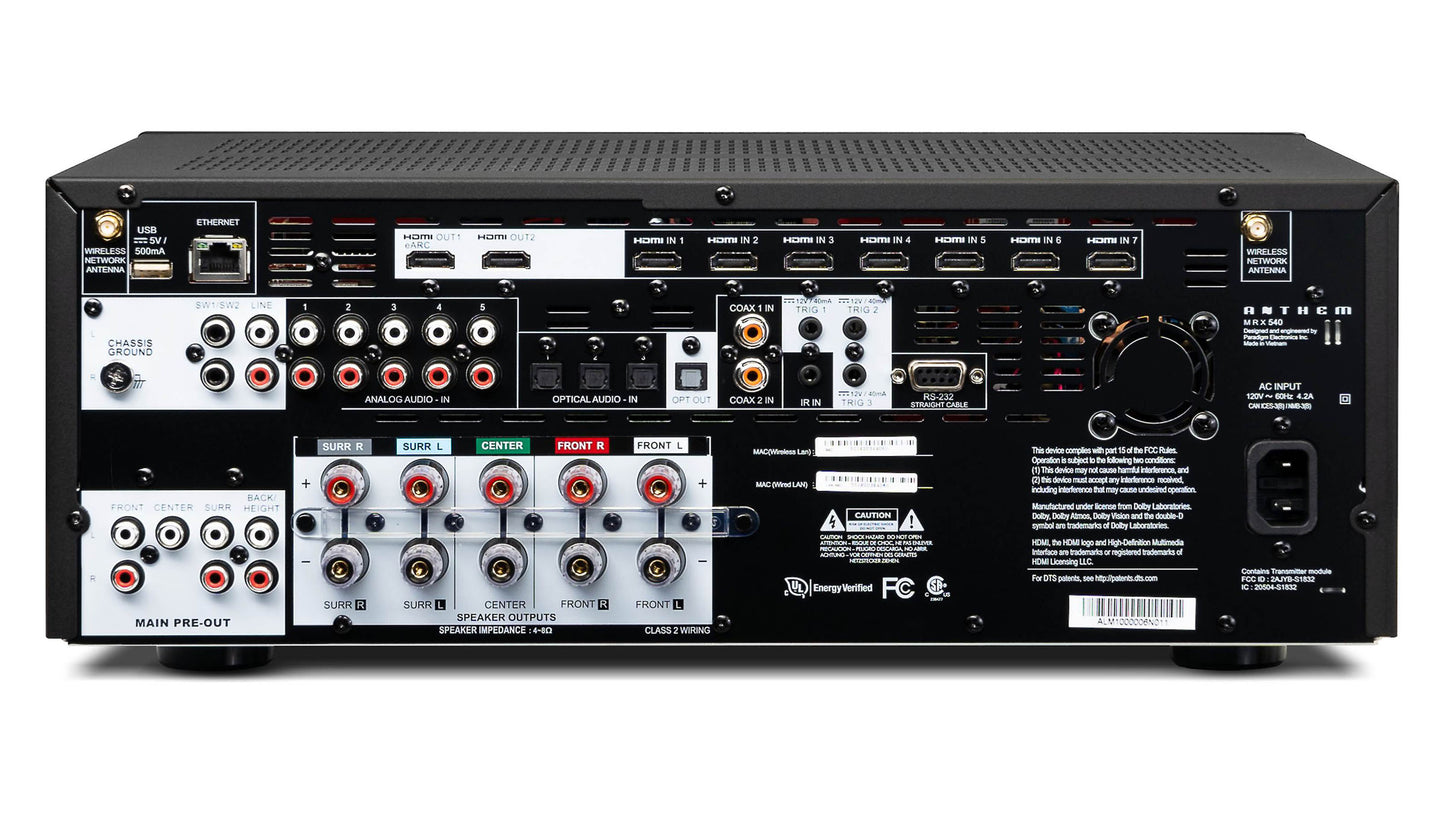 Anthem MRX 540 8K Home Theatre Receiver