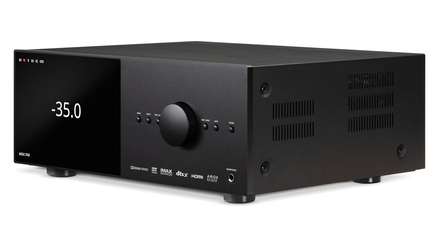 Anthem MRX 740 8K Home Theatre Receiver - 7 Channel Amplifier Home Theatre Receiver with Dolby Atmos, DTS:X & IMAX Enhanced