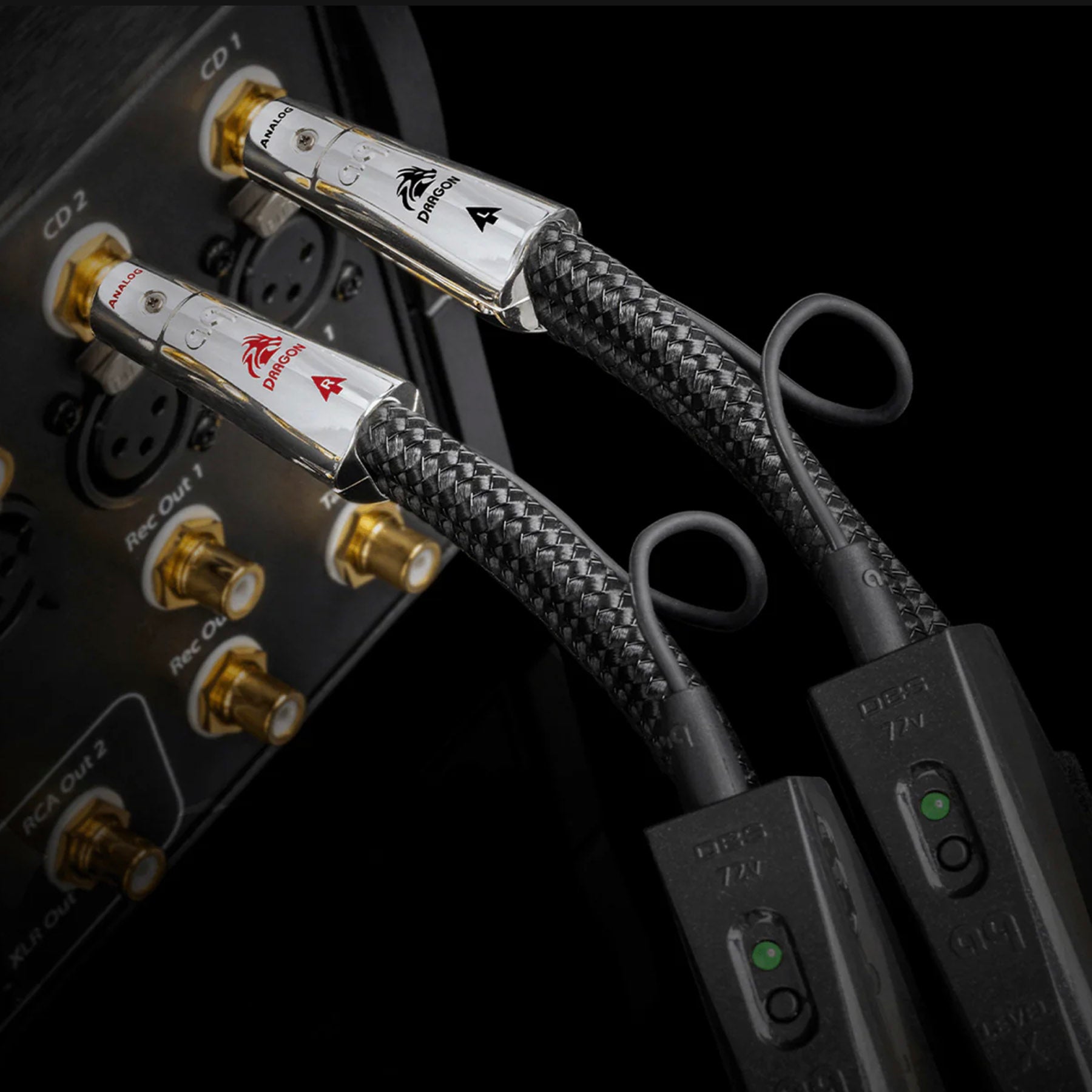 AudioQuest Dragon RCA to RCA Cable - Plugged In