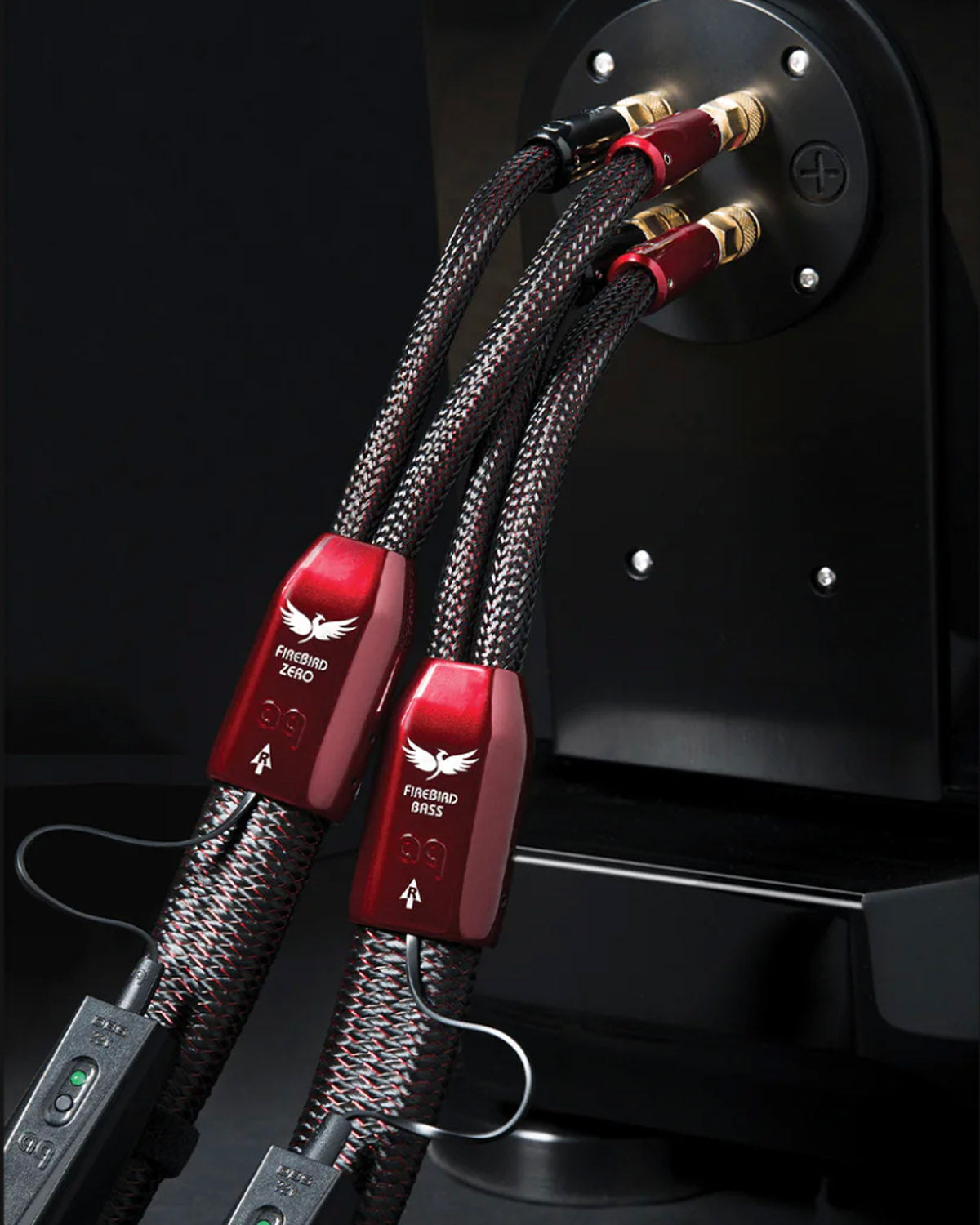 AudioQuest FireBird Bi-Wire COMBO (ZERO + BASS) Speaker Cable