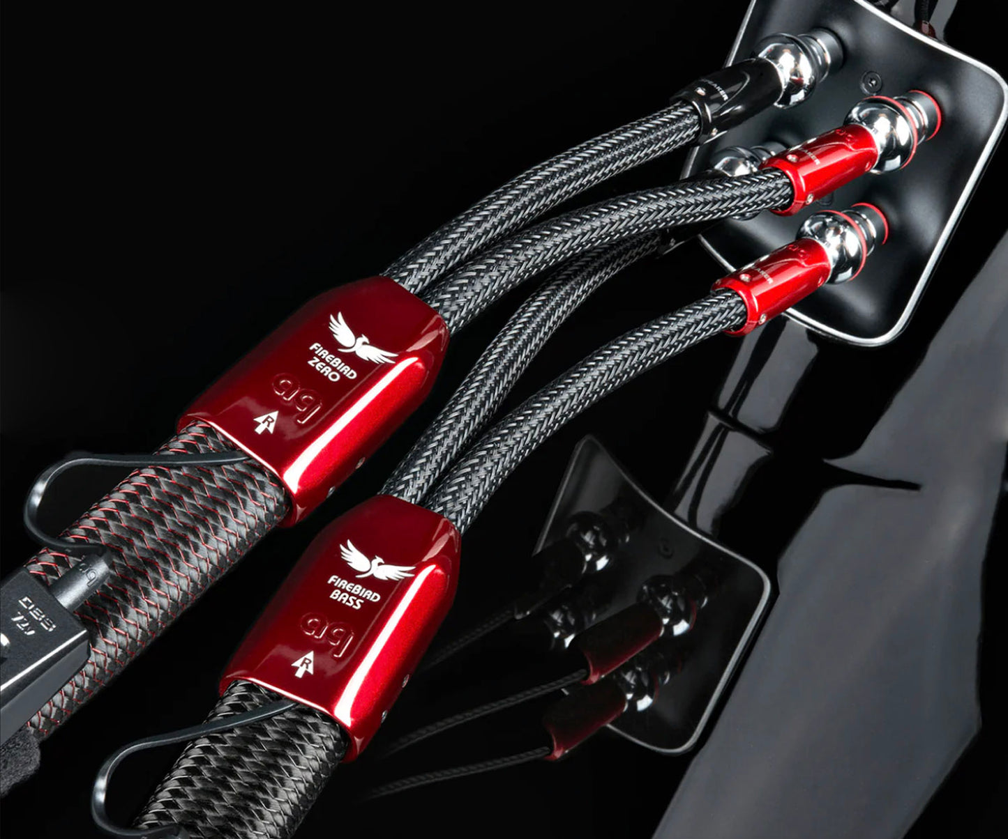 AudioQuest FireBird Bi-Wire COMBO (ZERO + BASS) Speaker Cable