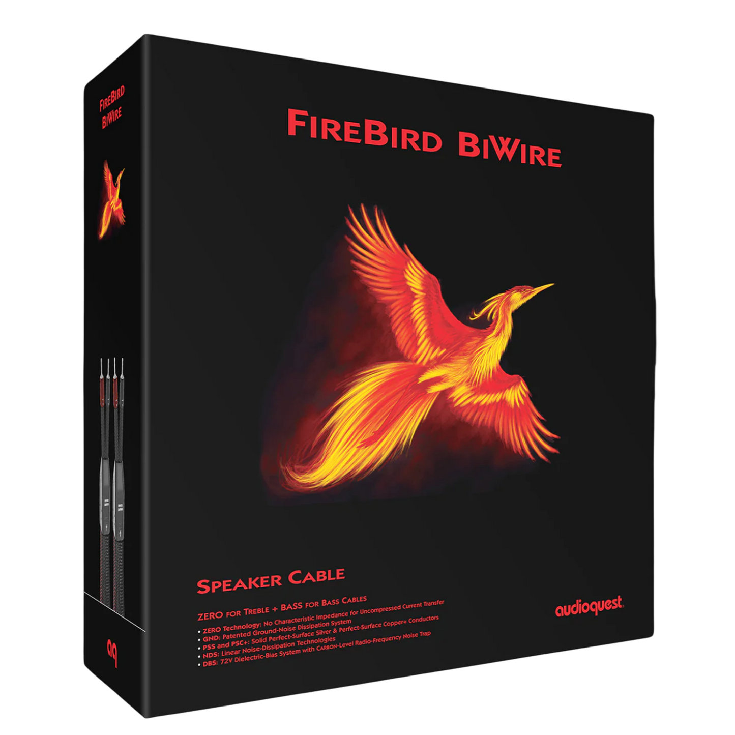 AudioQuest FireBird Bi-Wire COMBO (ZERO + BASS) Speaker Cable