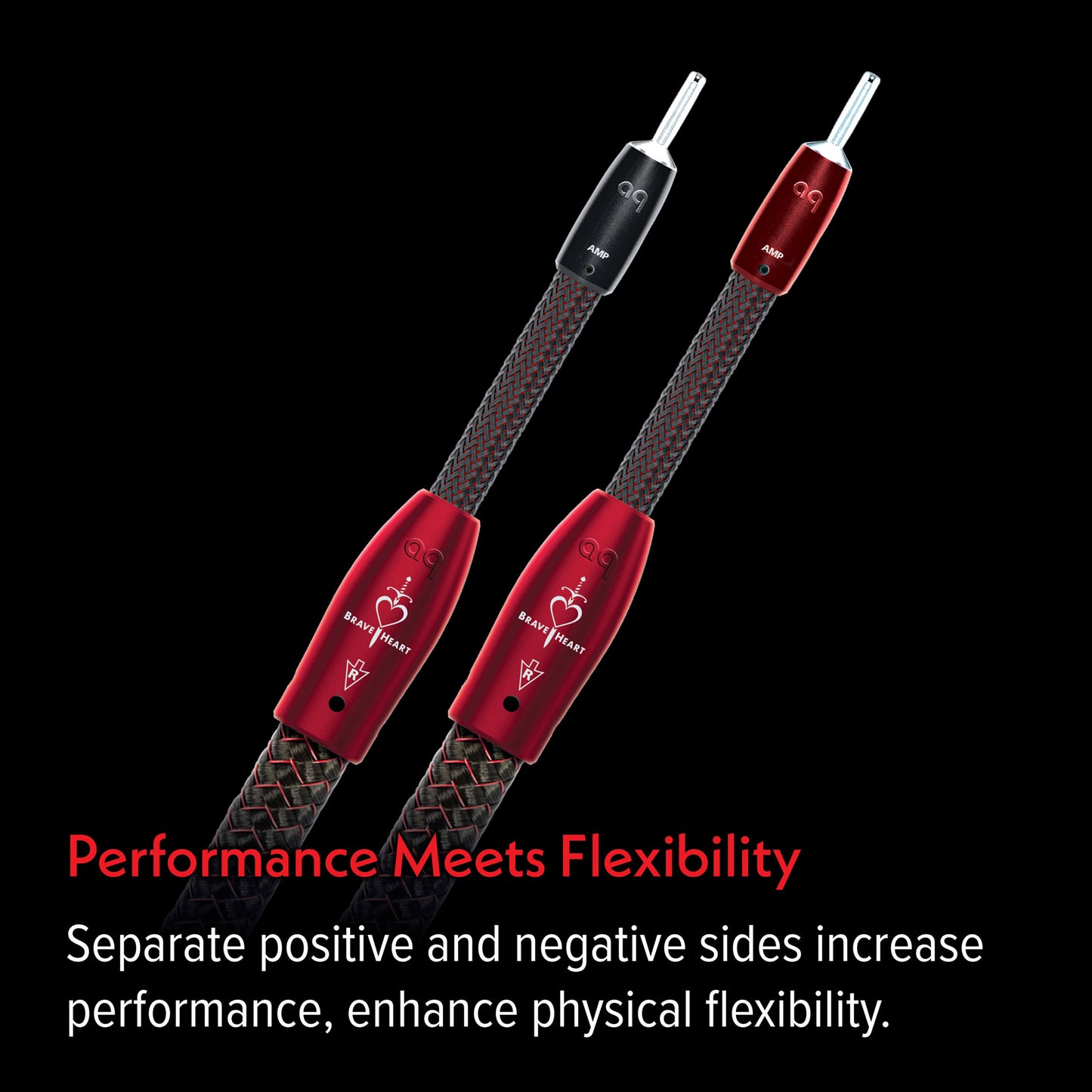 AudioQuest Brave Heart Full-Range Speaker Cable