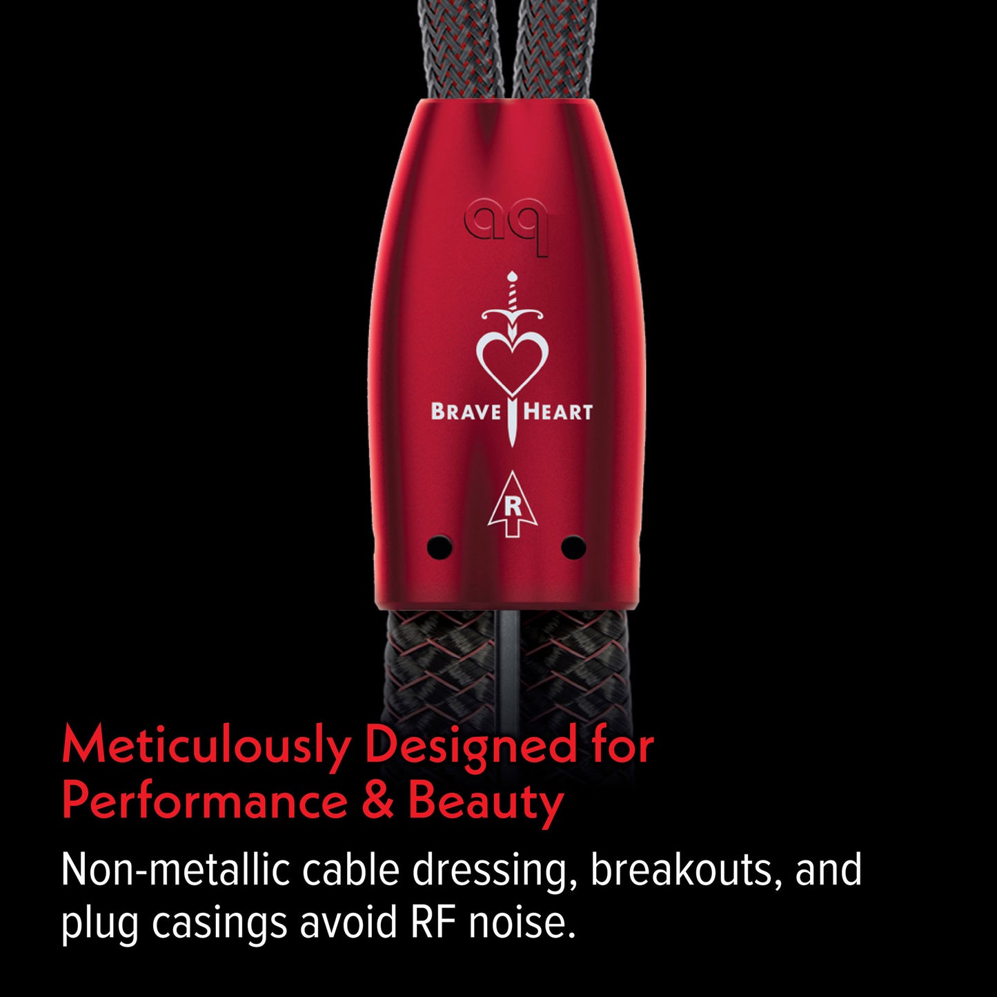 AudioQuest Brave Heart Full-Range Speaker Cable