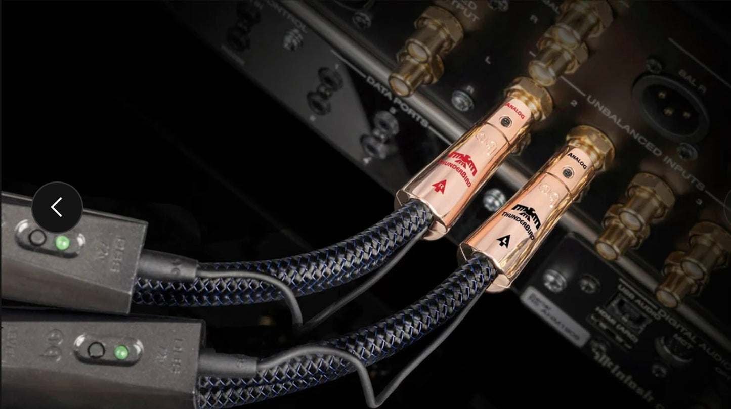 AudioQuest ThunderBird RCA to RCA Cable - Plugged In