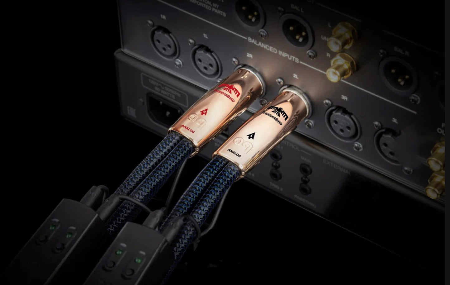AudioQuest ThunderBird XLR to XLR Cable - Plugged In