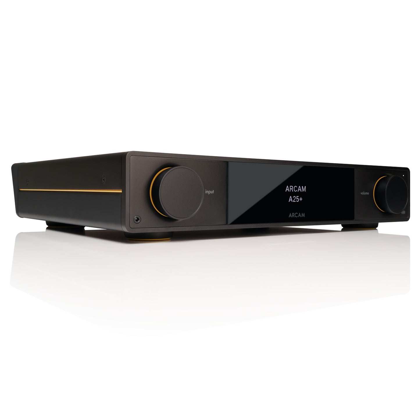 Front angle of Arcam A25+ Integrated Amplifier