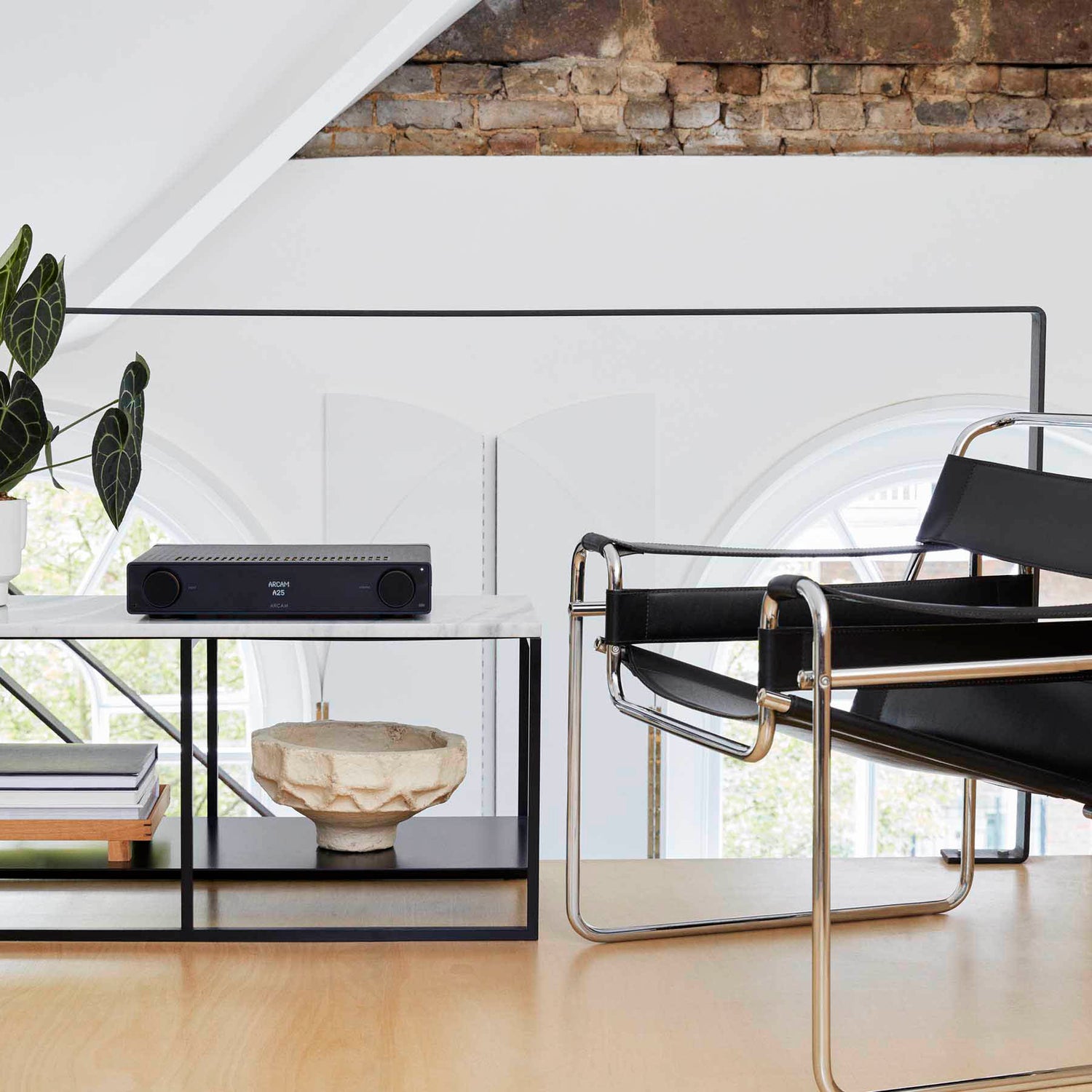 Arcam A25 on marble table