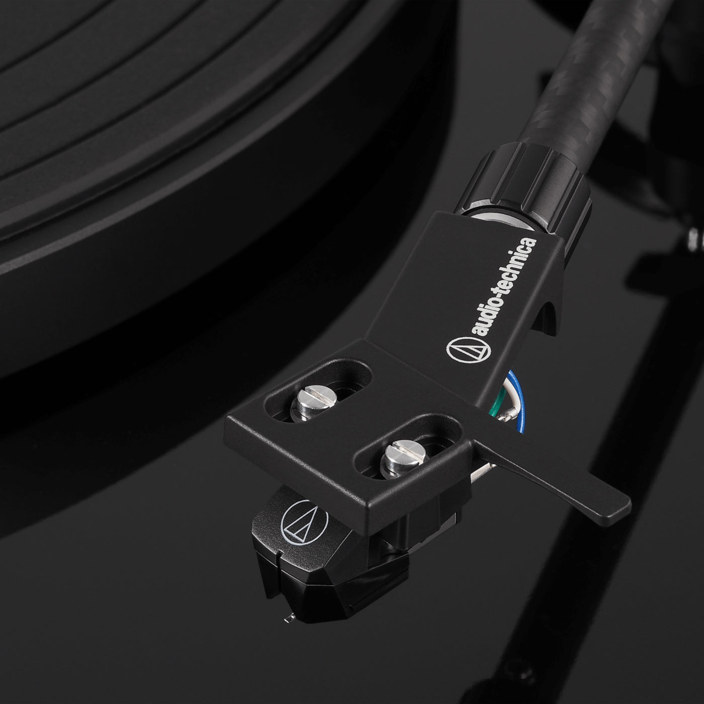 Audio Technica AT-LPW50PB Turntable - Cartridge