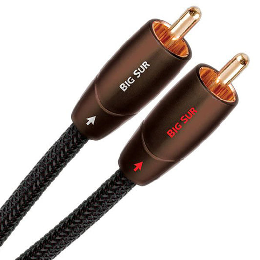AudioQuest Big Sur Analogue Stereo Interconnect Cable With RCA Plugs.