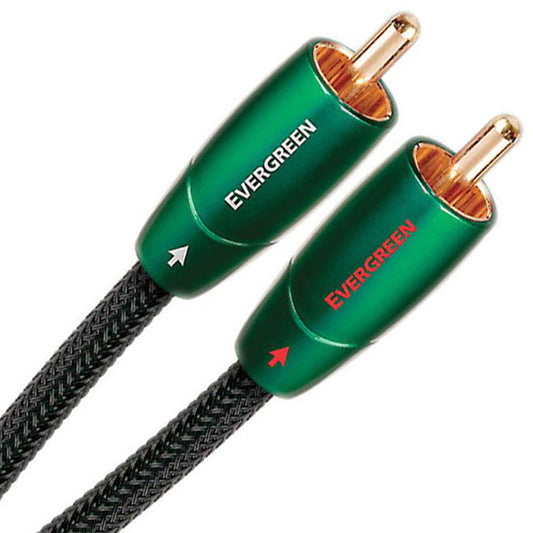 AudioQuest Evergreen Analogue Interconnect Cable - Sold as a stereo pair with RCA plugs.