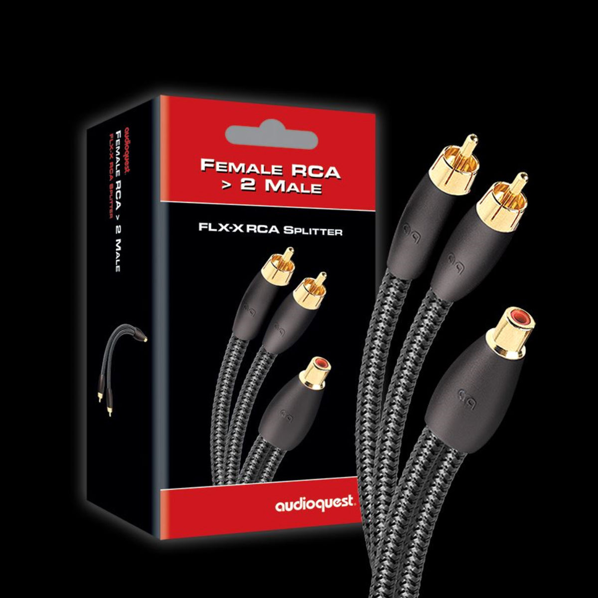 Audioquest F-22 FLX-X RCA Splitter (Female to 2 Male)
