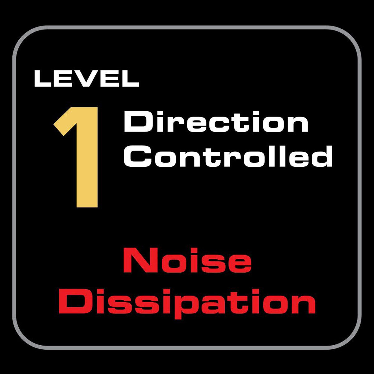 Level 1 direction controlled - text