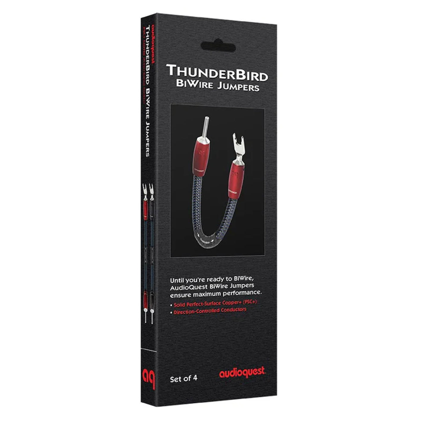 AudioQuest ThunderBird Bi-Wire Jumpers - Packaging