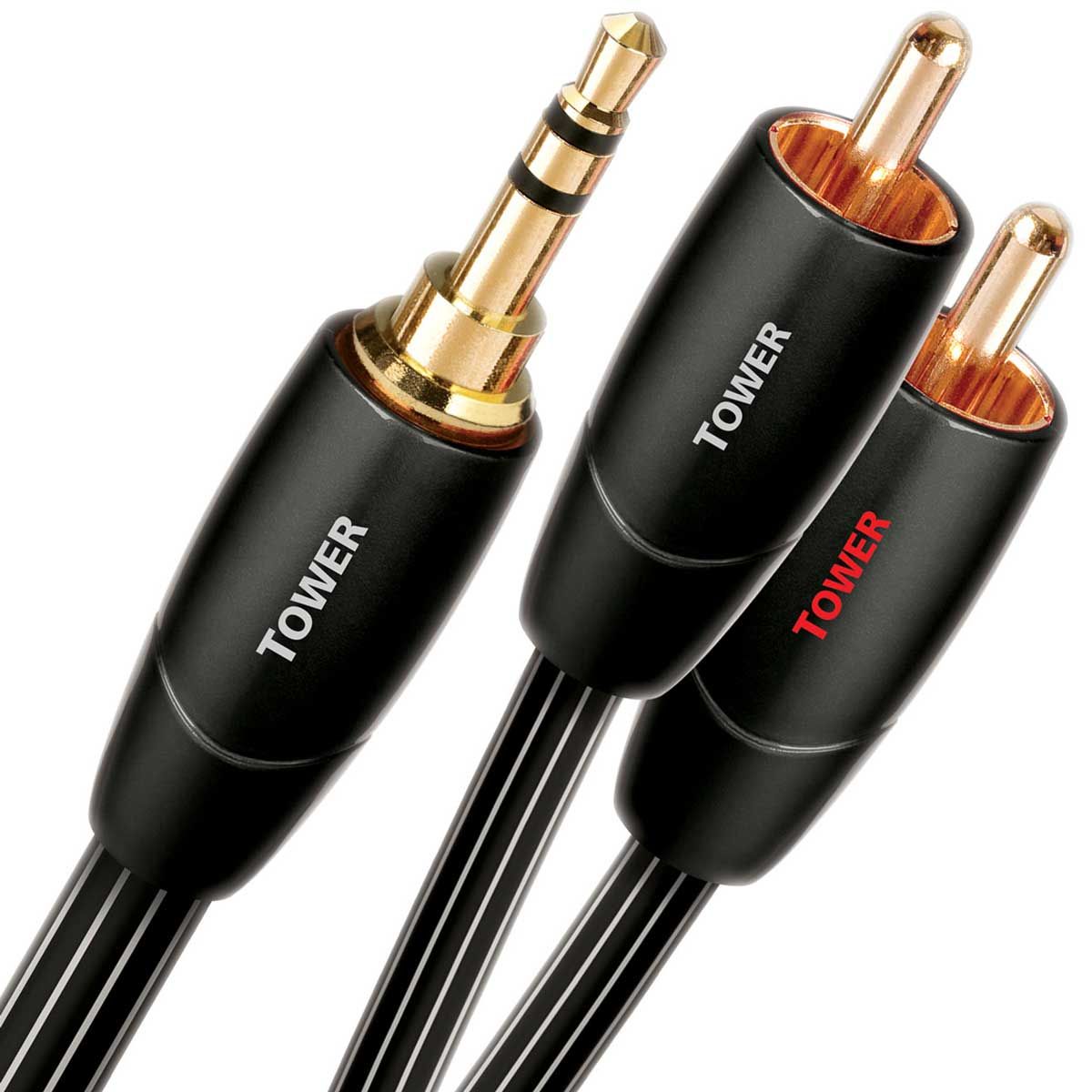 AudioQuest Tower 3.5mm Stereo to RCA Stereo Interconnecting Cable