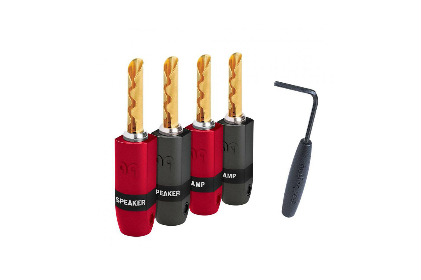 AudioQuest Suregrip 300 Banana Plugs - 4 pack.