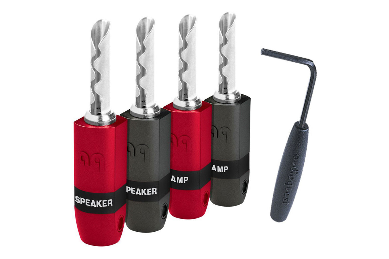 AudioQuest SureGrip 300 Banana Plugs - 4 pack.