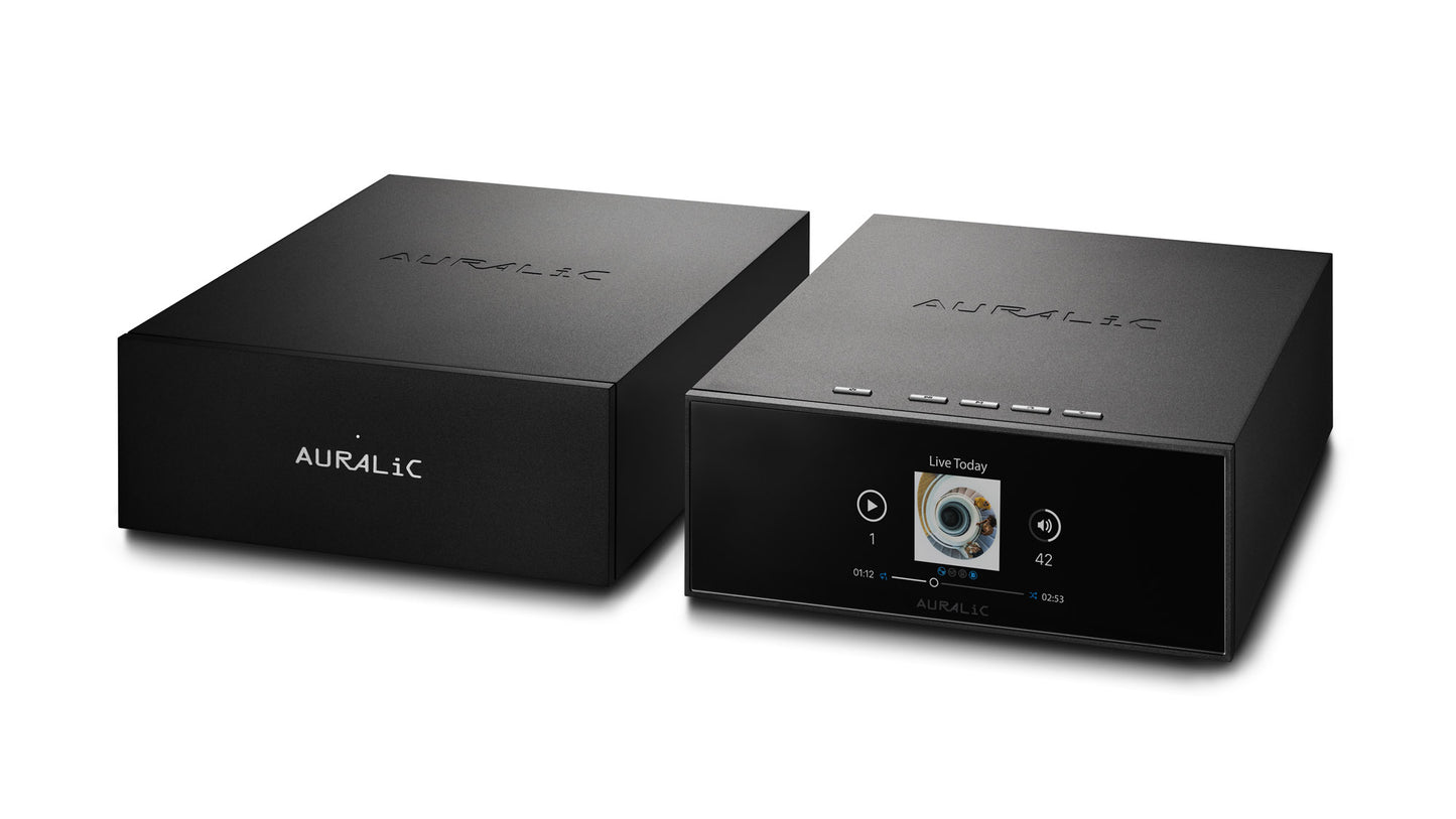 AURALiC Aries S1 Streaming Processor - Shown with Power Supply (Sold Separately)