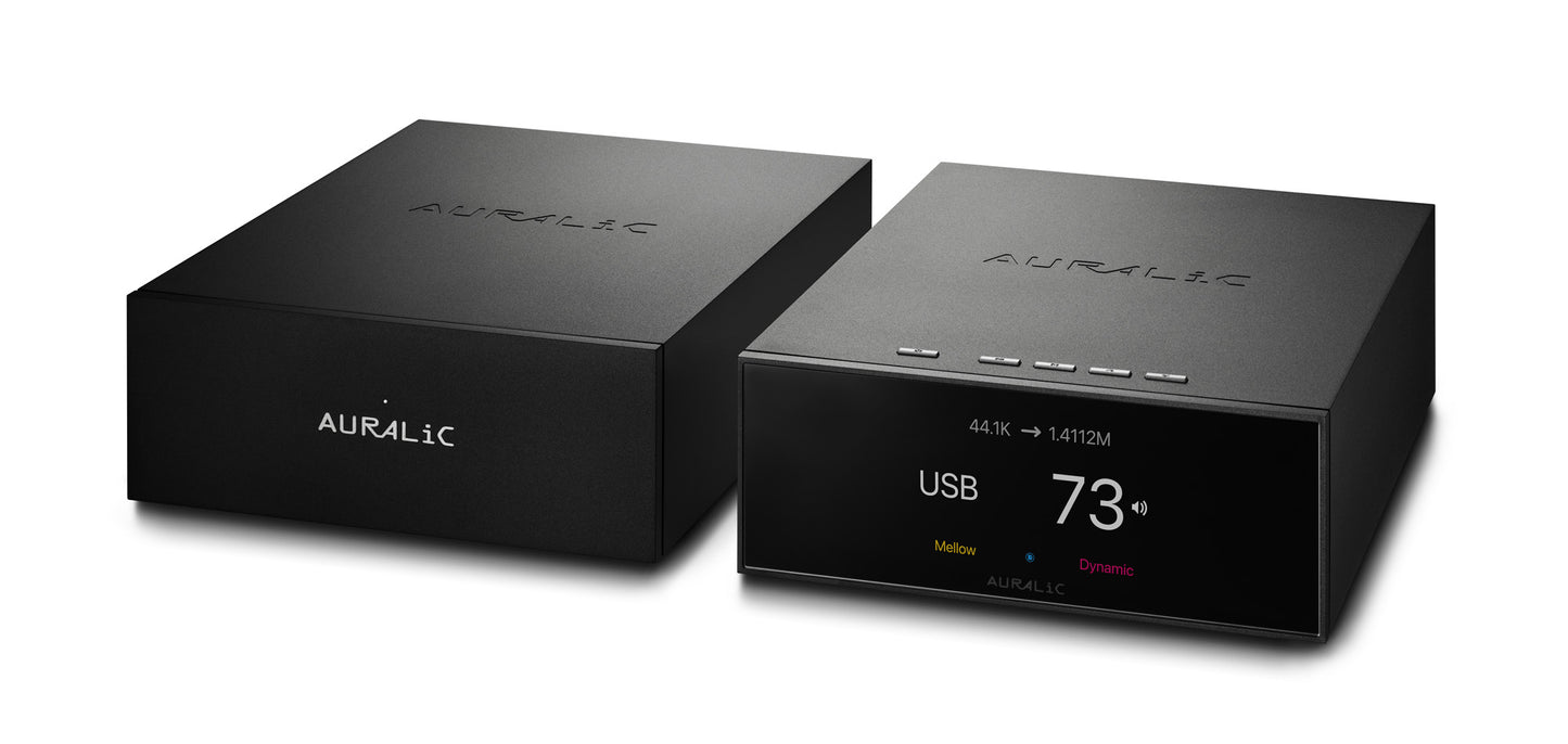 AURALiC Vega S1 Music Streamer - Shown with Power Supply (Sold Separately)