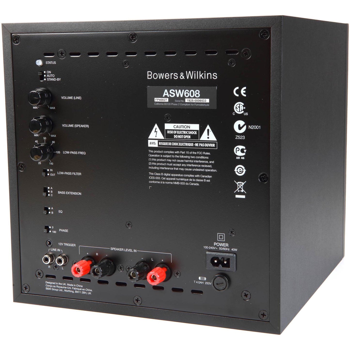 Bowers & Wilkins ASW608 Subwoofer