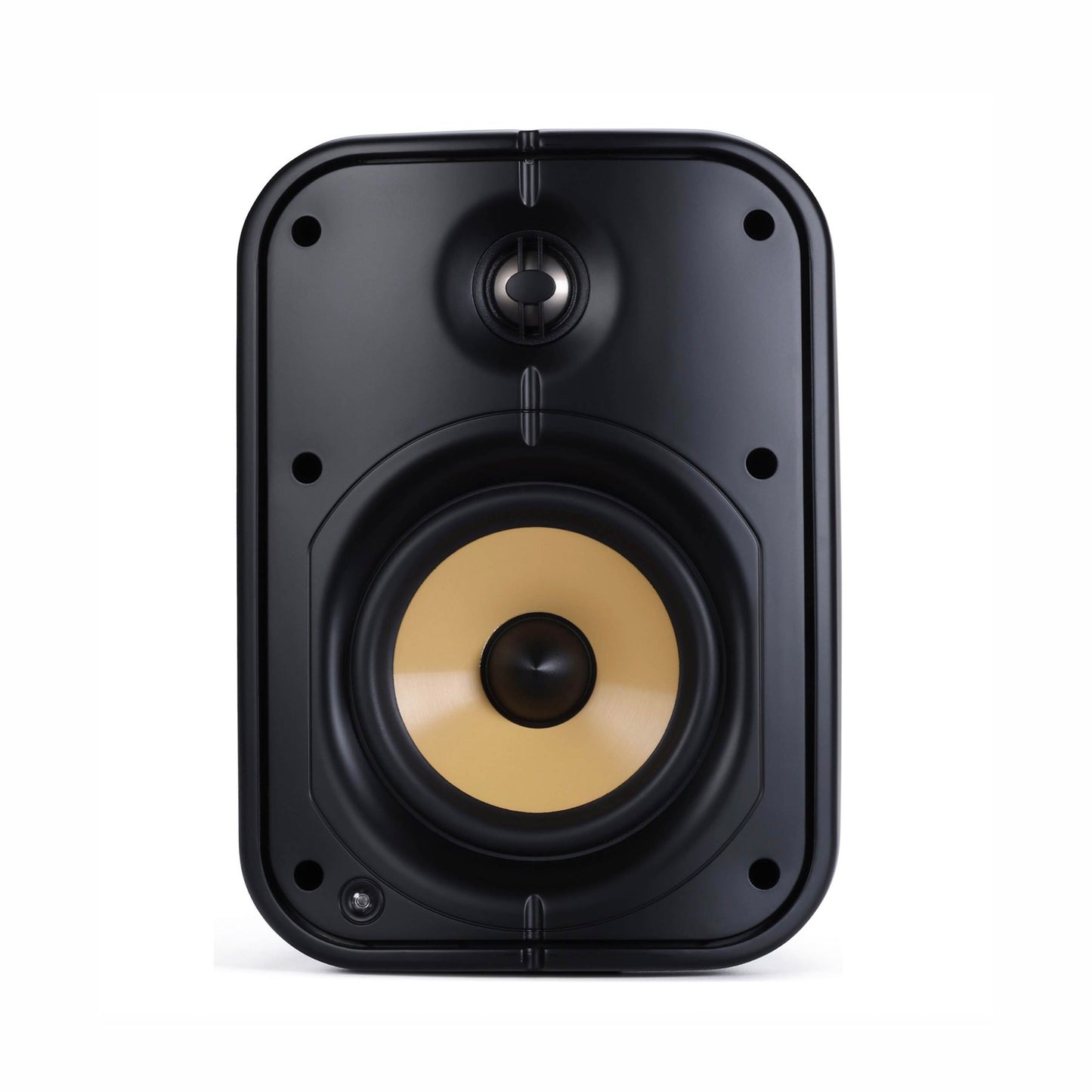 Front of Black Bluesound Professional BSP500 on white background