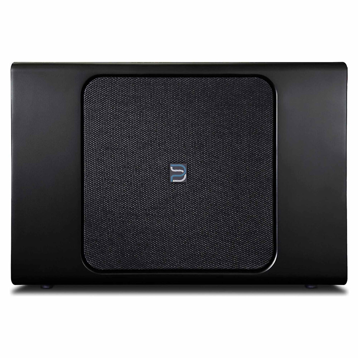 Front of Bluesound Professional BSW150 Network Powered Subwoofer on white background