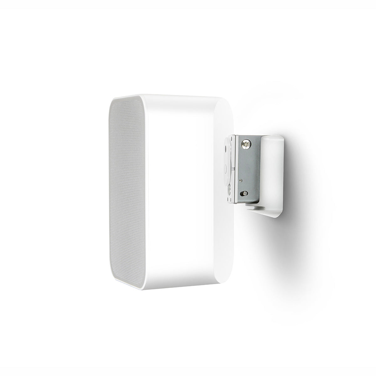 Bluesound Professional WM125 Wall Bracket in white on white background