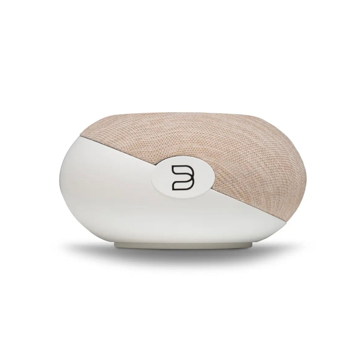 Side view of tan Bluesound Pulse Cinema Mini Soundbar