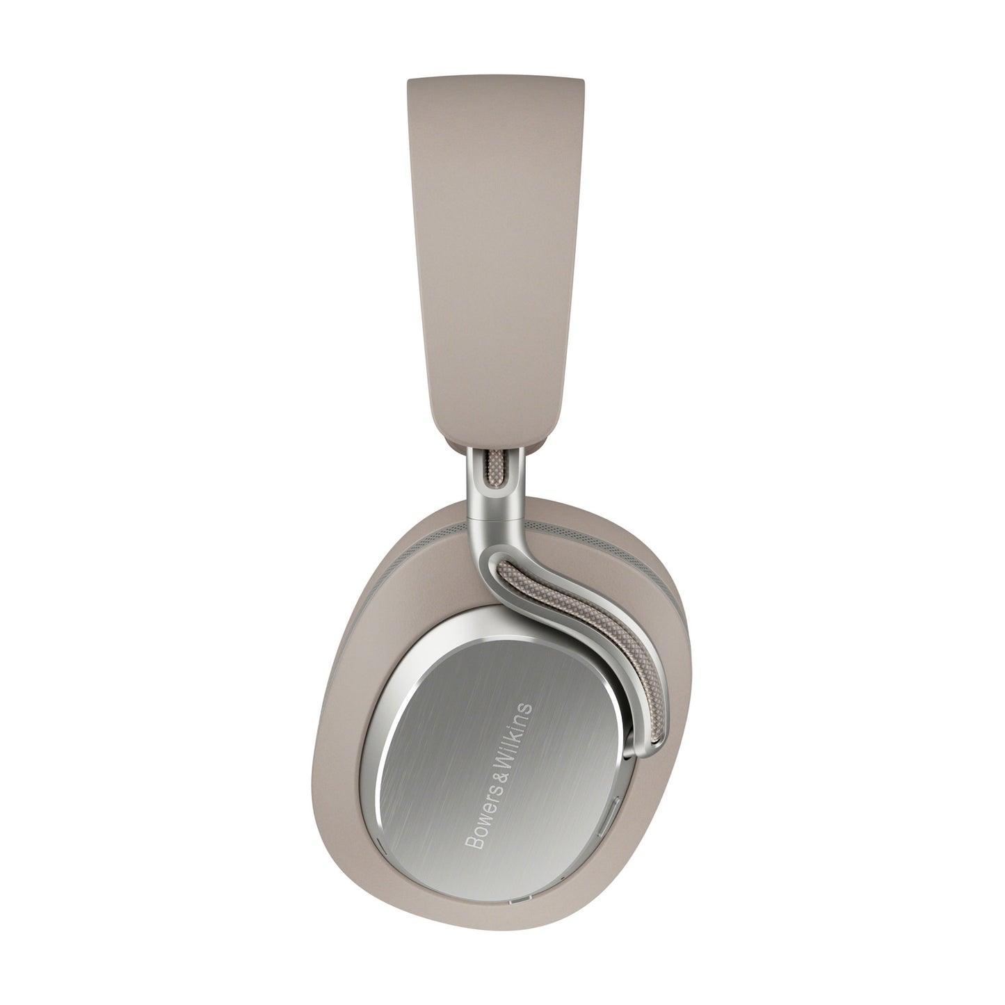 Side view of Bowers & Wilkins PX8 S2 Warm Stone on white background
