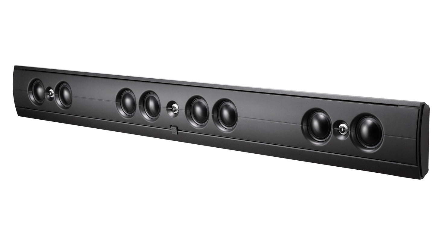 Definitive Technology Mythos 3C-65 On-Wall Passive Soundbar - Big Sound in an Ultra-Slim Cabinet