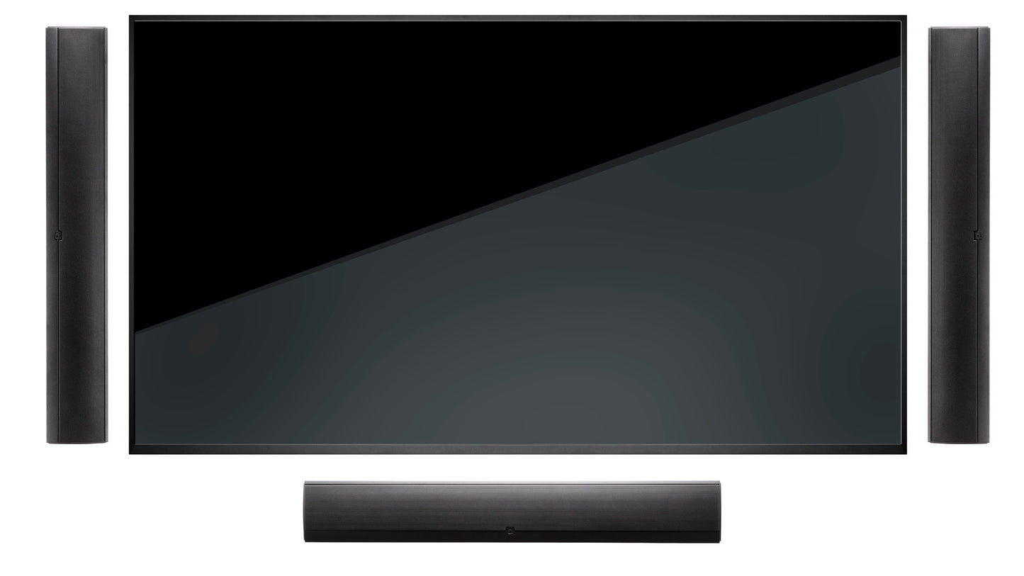 Definitive Technology Mythos LCR-85 On-Wall Speaker Shown as a System (Sold Separately)