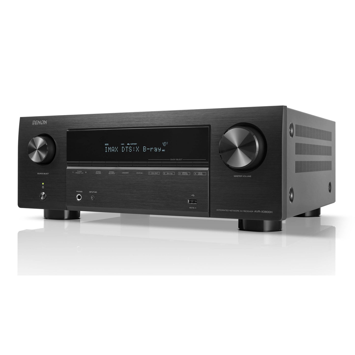 Denon AVC-X3800H on white background
