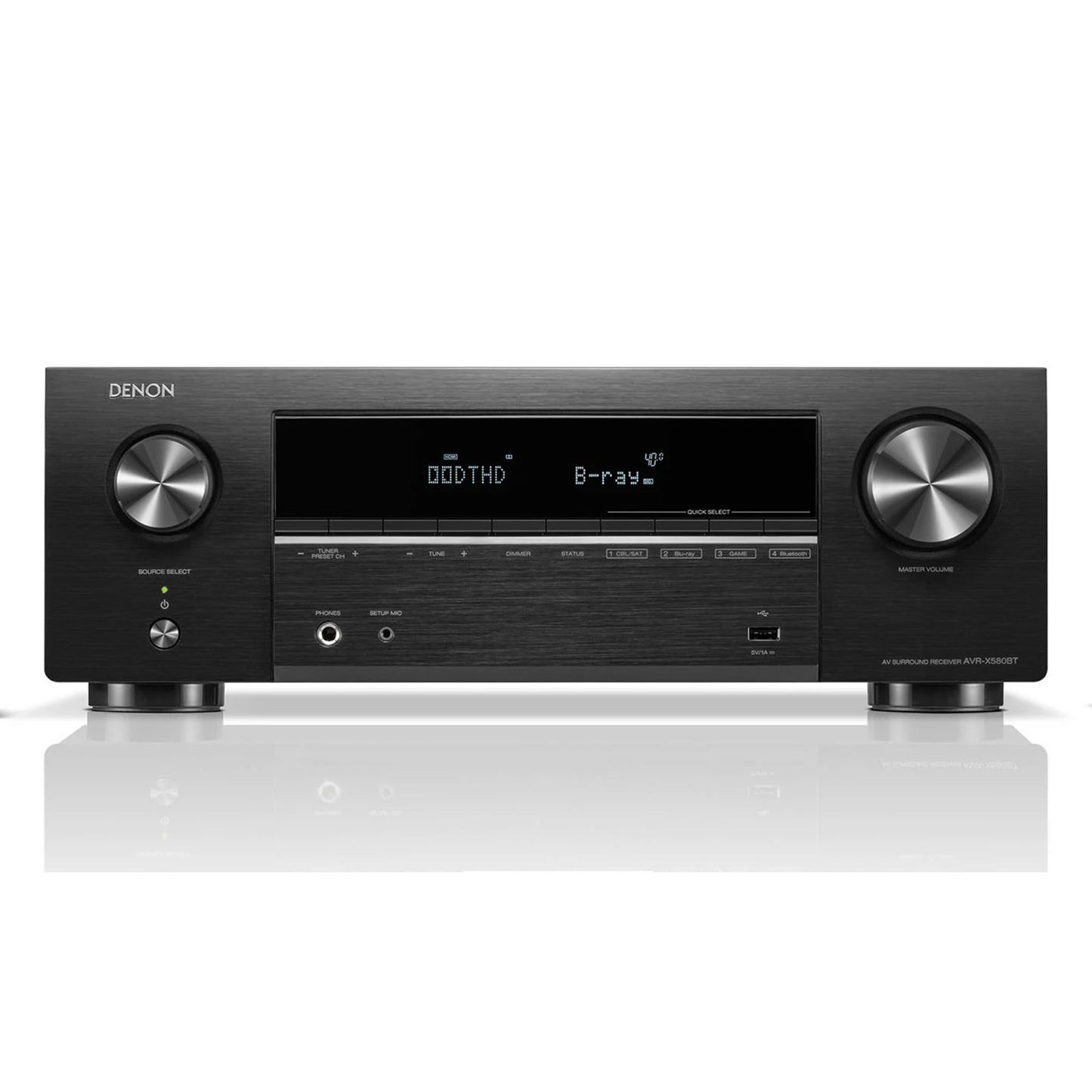 Denon AVR-X580BT 5.2 Channel 8K Home Theatre Receiver