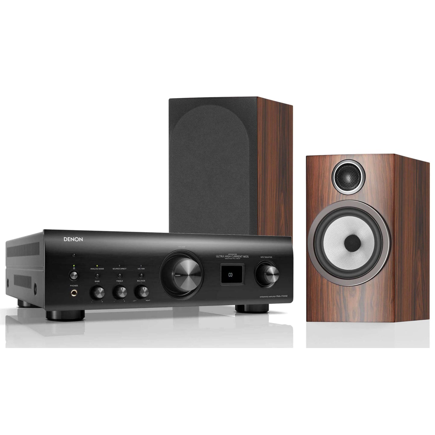 Denon PMA-1700NE B&W 706 S3 Stereo System