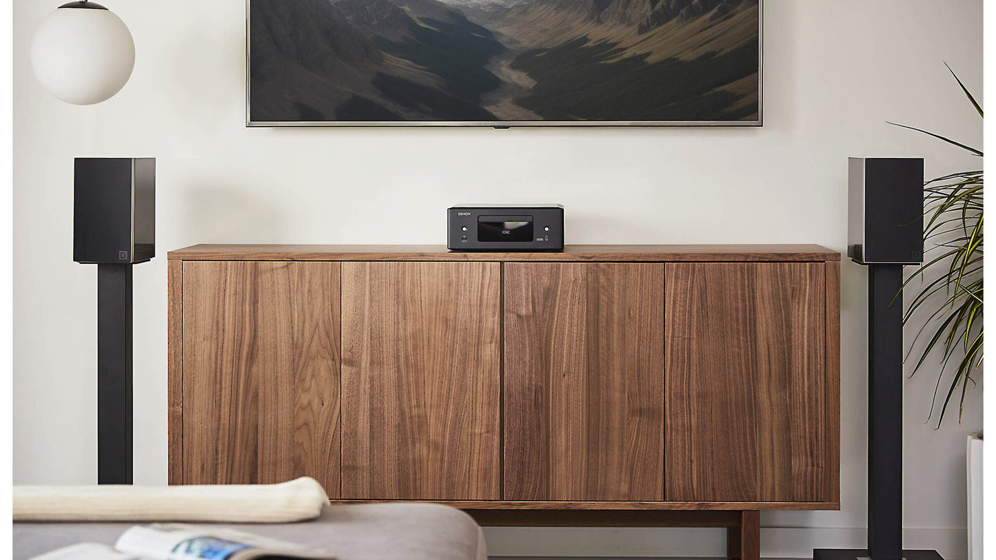 Denon CEOL RCD-N12 Network Receiver - Pairs Nicely With a Range of Bookshelf Speakers (Speakers Sold Separately)
