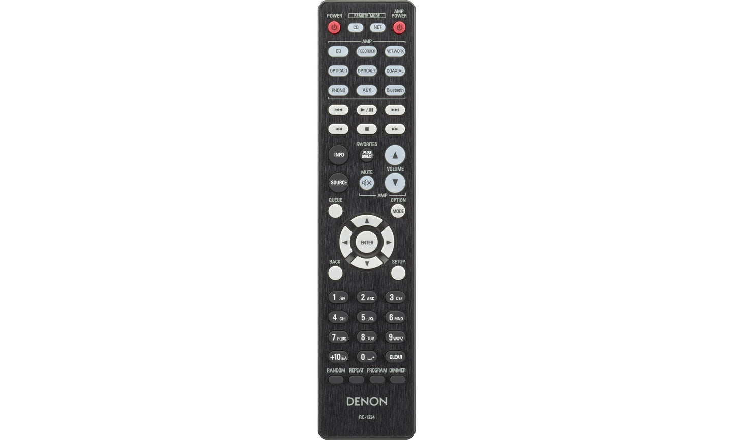 Denon DCD-600NE CD Player - Remote control