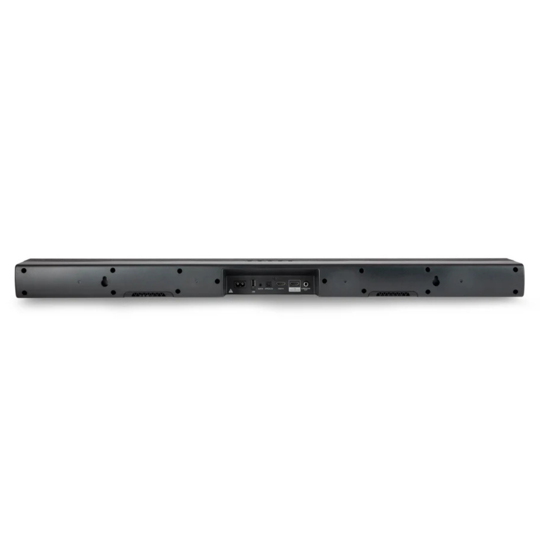 Back view of Denon DHT-S218 Soundbar on white background