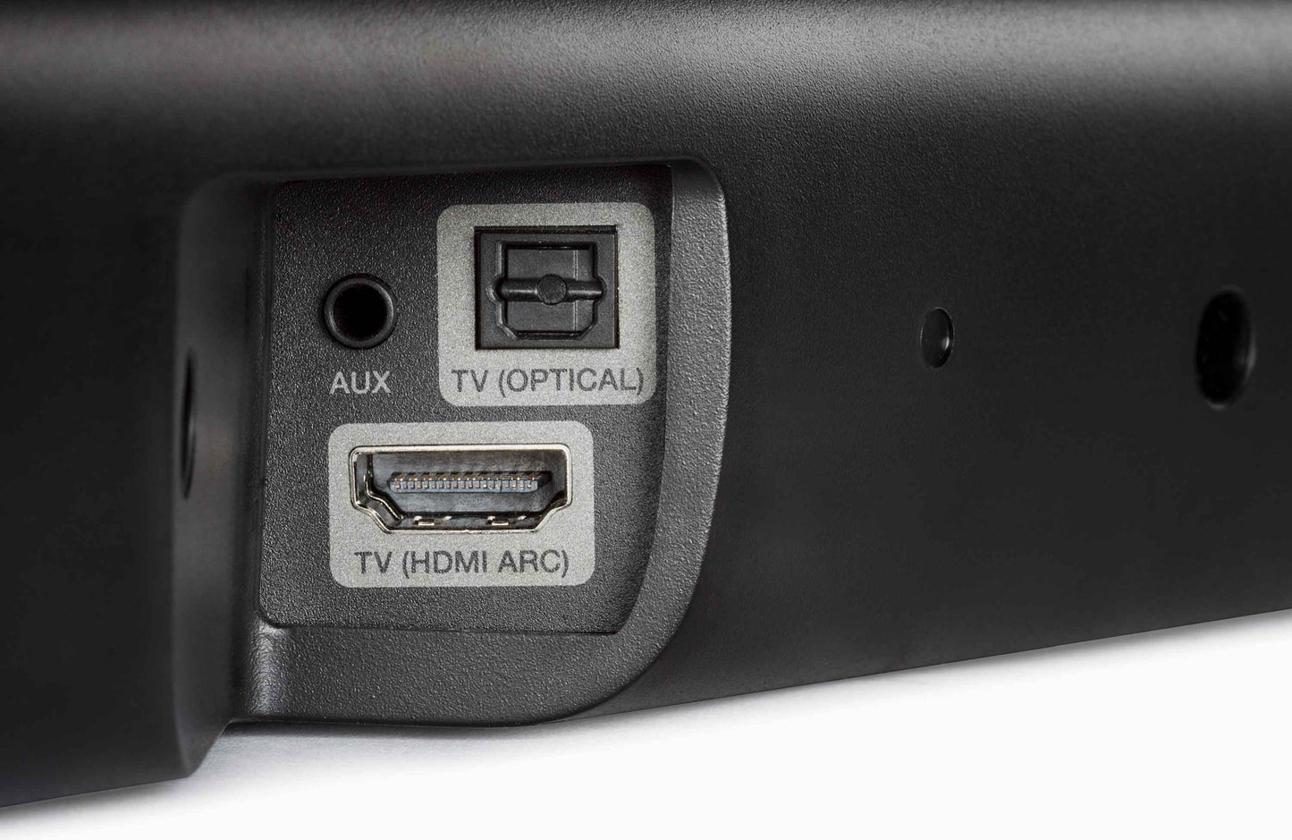 Includes HDMI ARC, Optical and Auxiliary connections