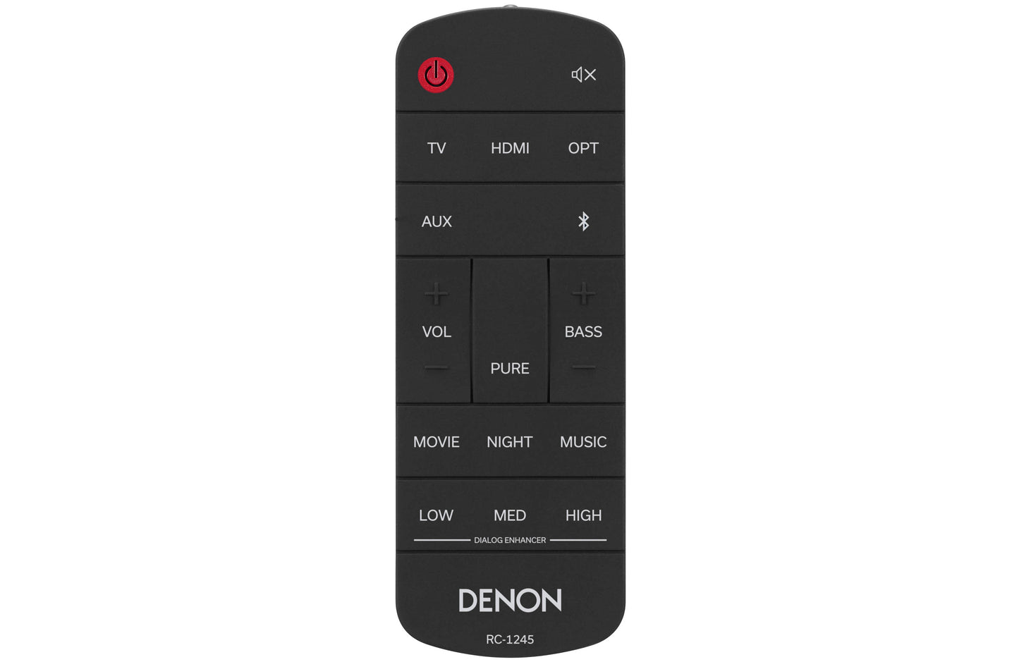 Supplied remote control