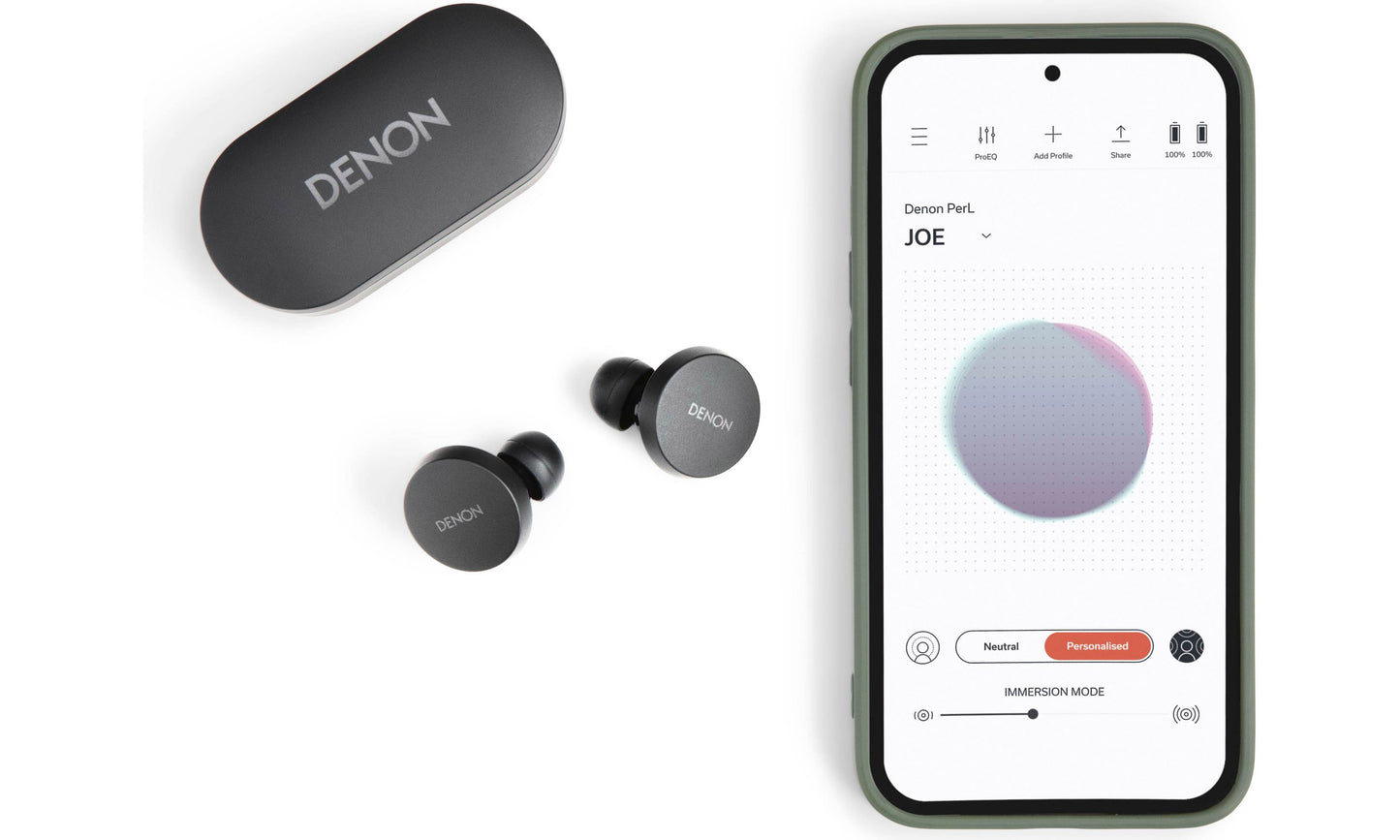 Denon PerL Wireless Noise Cancelling Earbuds
