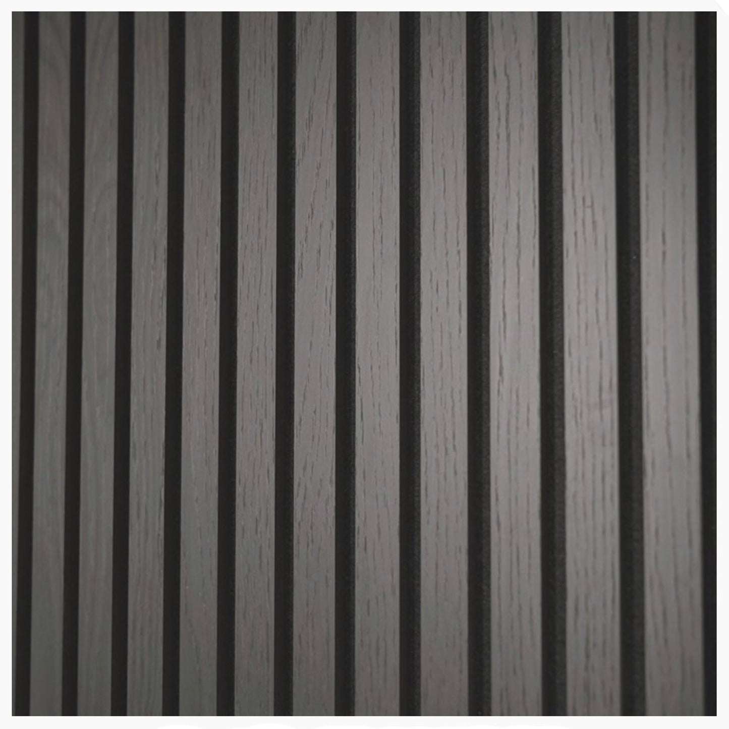 DTX Design Timber Slat Acoustic Panel in dark grey
