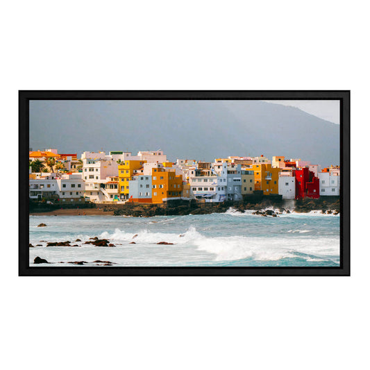 DTX Digital Vision Matt White 16:9 Projector Screen - Shown with Image