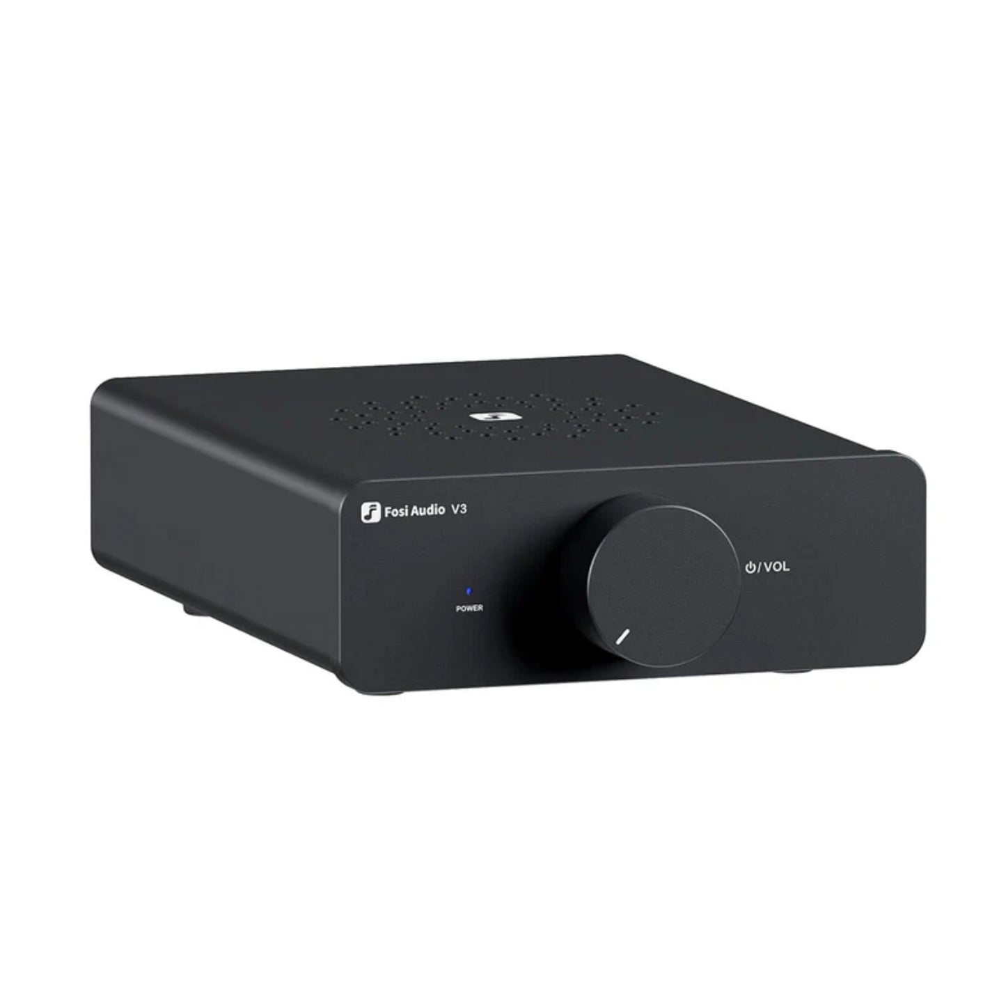 Fosi Audio V3 Stereo Amplifier on white background